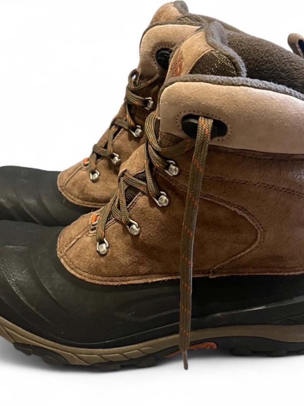The North Face Brown and Black Waterproof Men's Hiking Boots Outdoor Adventure